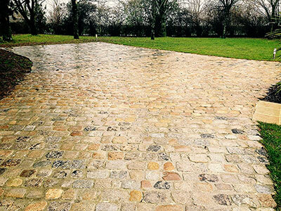 ACP pose pavés béton, pavés gazon Ille-et-Vilaine